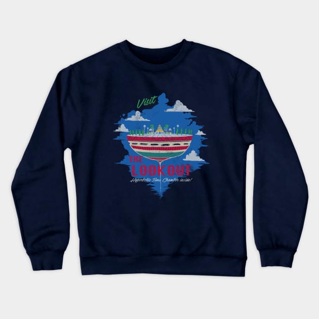 Visit the Lookout! Crewneck Sweatshirt by Harantula